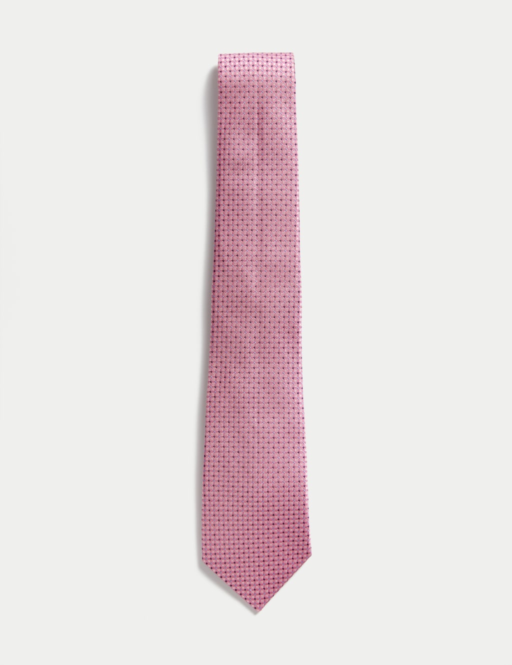 Geometric Pure Silk Tie image 1