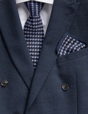 Wool Blend Tie & Pocket Square Set - AL