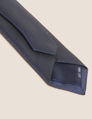 M&S Mens Slim Textured Tie