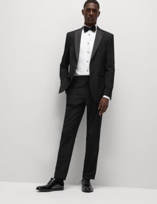 Dinner trousers slim on sale fit