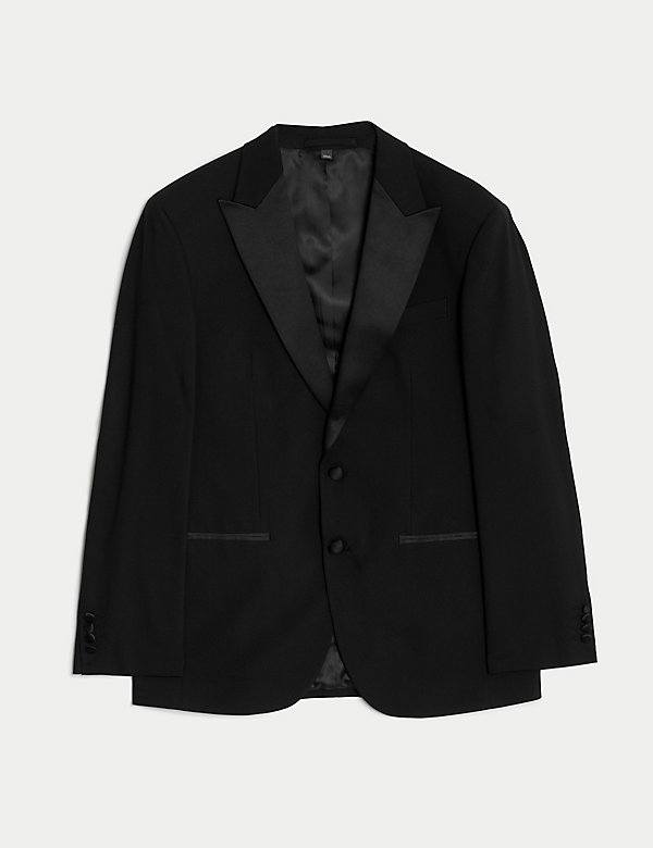 Regular Fit Stretch Tuxedo Jacket - HK