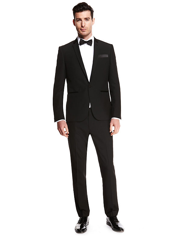 Ultimate Performance Flat Front Eveningwear Trousers with Wool - SG