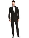 Ultimate Performance Flat Front Eveningwear Trousers with Wool
