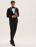 Black Slim Fit Dinner Suit Jacket