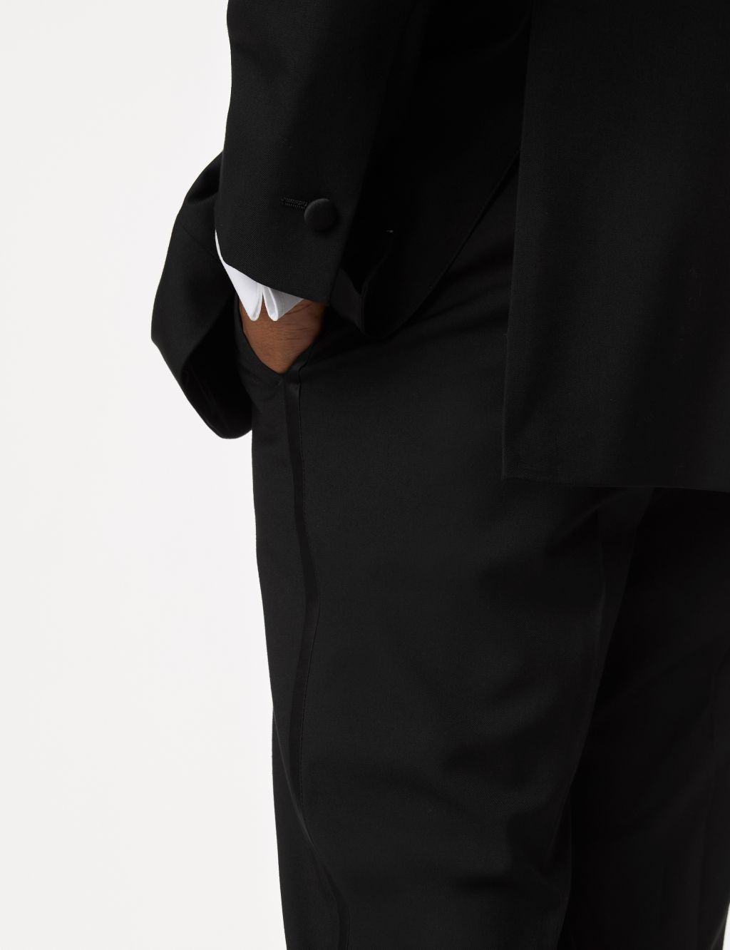 Regular Fit Stretch Tuxedo Jacket image 5