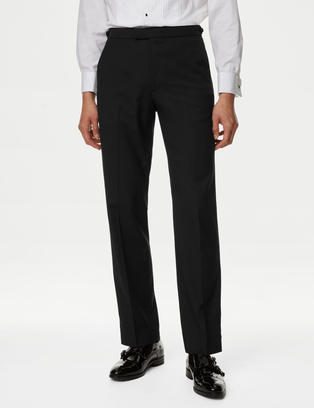 Regular Fit Stretch Tuxedo Trousers image 3