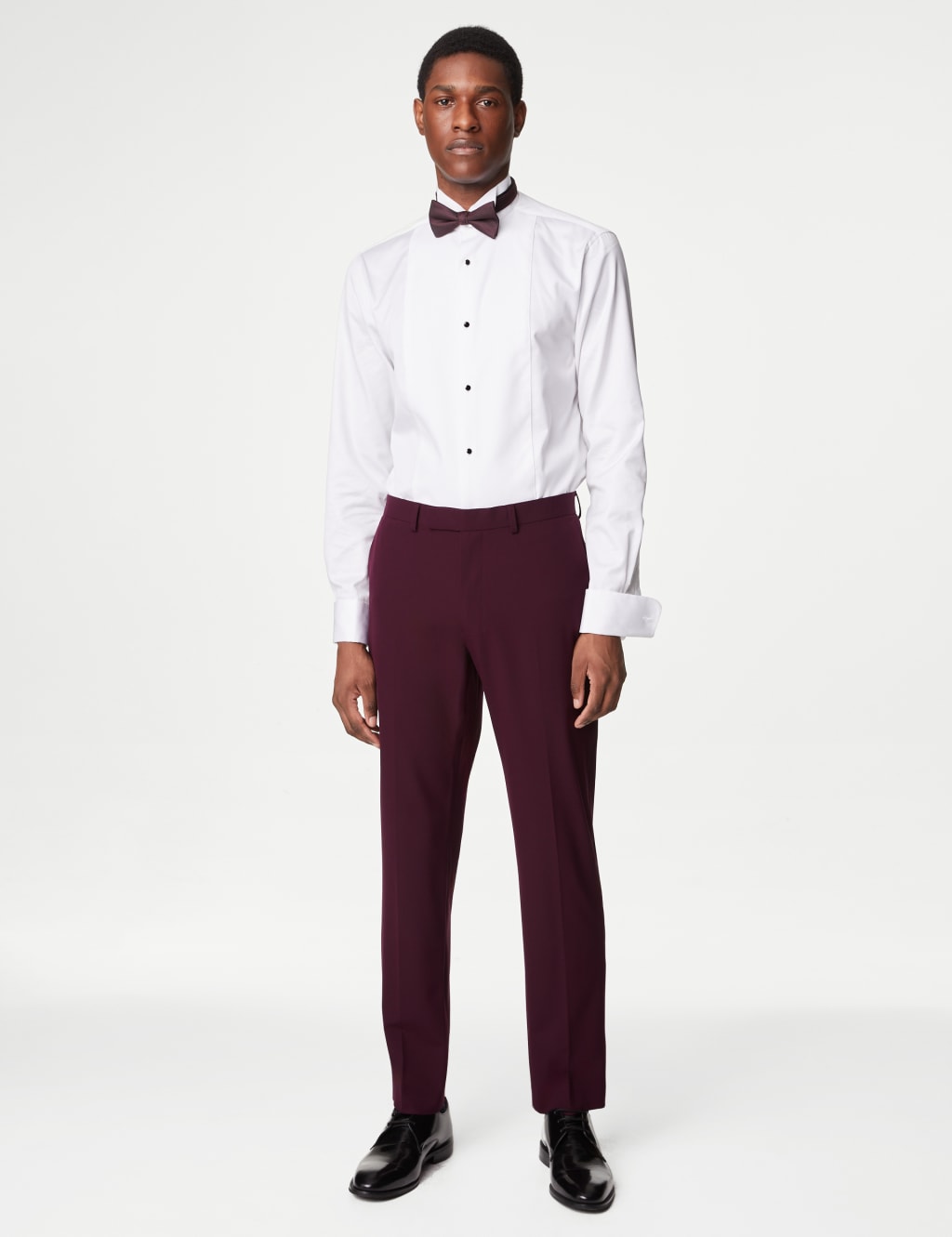 Slim Fit Stretch Tuxedo Trousers