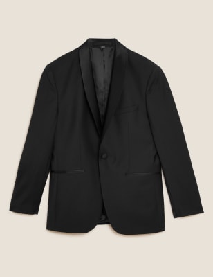 Tailored Fit Wool Rich Dinner Suit Jacket | M&S Collection | M&S