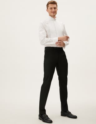 

Mens M&S Collection Slim Fit Trousers - Black, Black