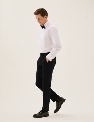 

Mens M&S Collection Slim Fit Trousers - Black, Black