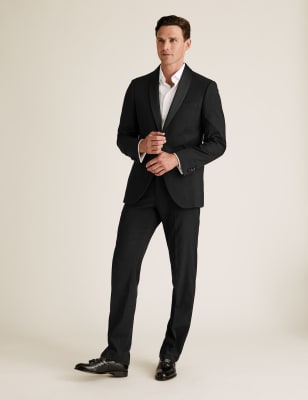 black evening trousers