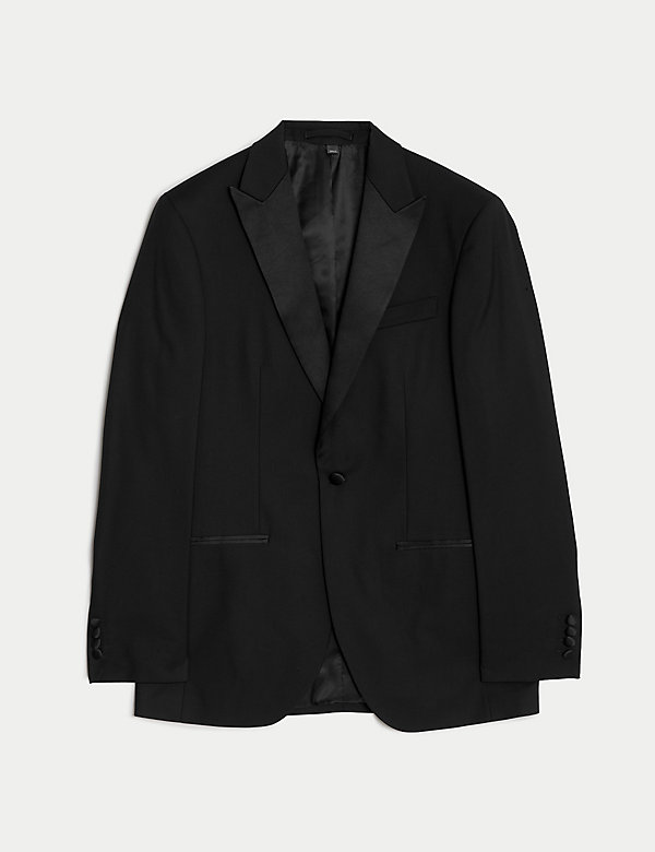 Slim Fit Stretch Tuxedo Jacket - FI
