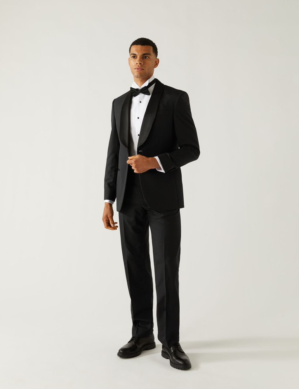 Regular Fit Pure Wool Tuxedo Jacket image 2