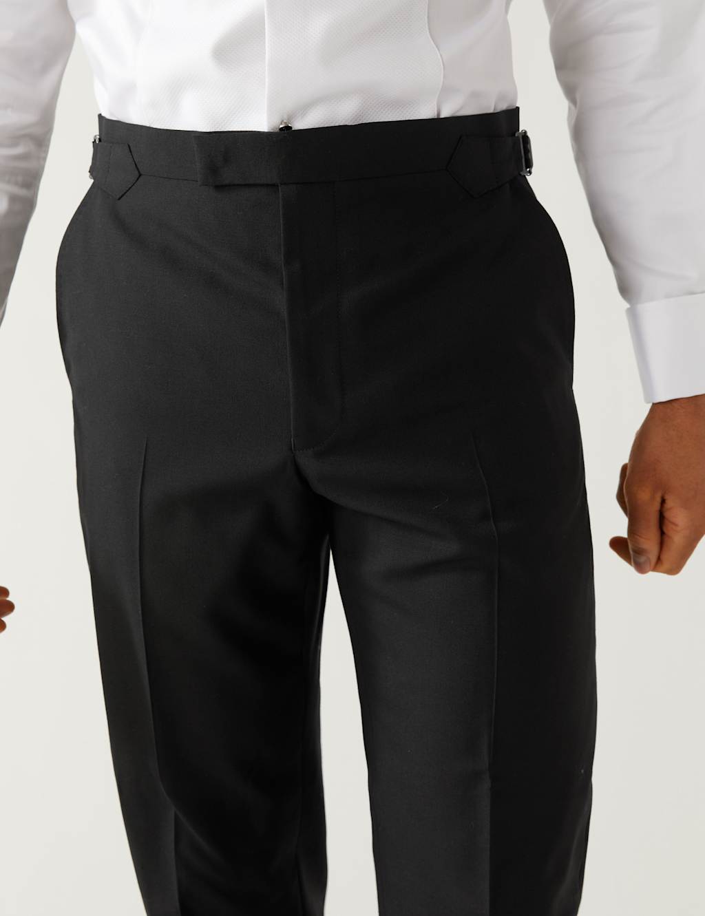 Regular Fit Pure Wool Suit Trousers image 4