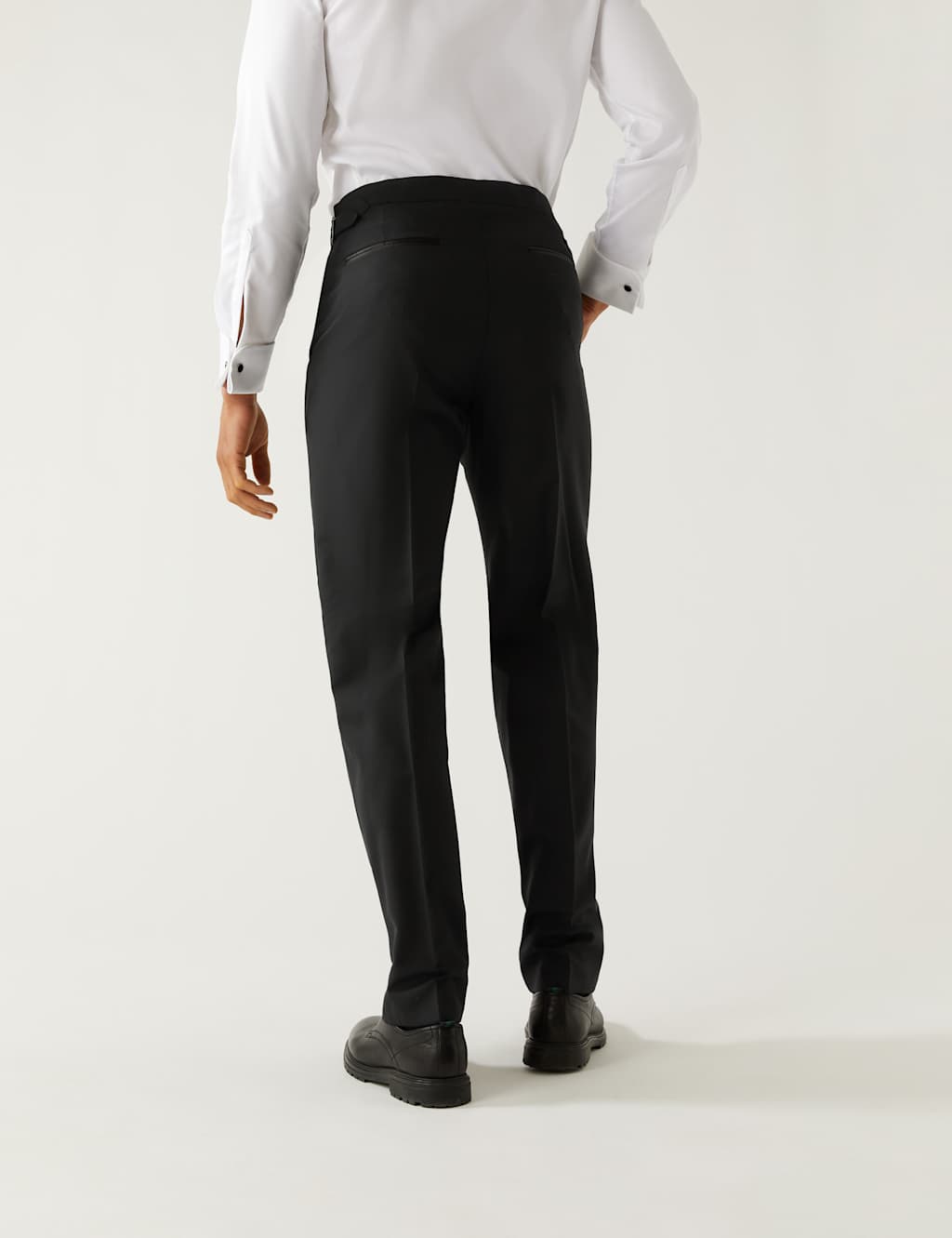 Regular Fit Pure Wool Suit Trousers image 5