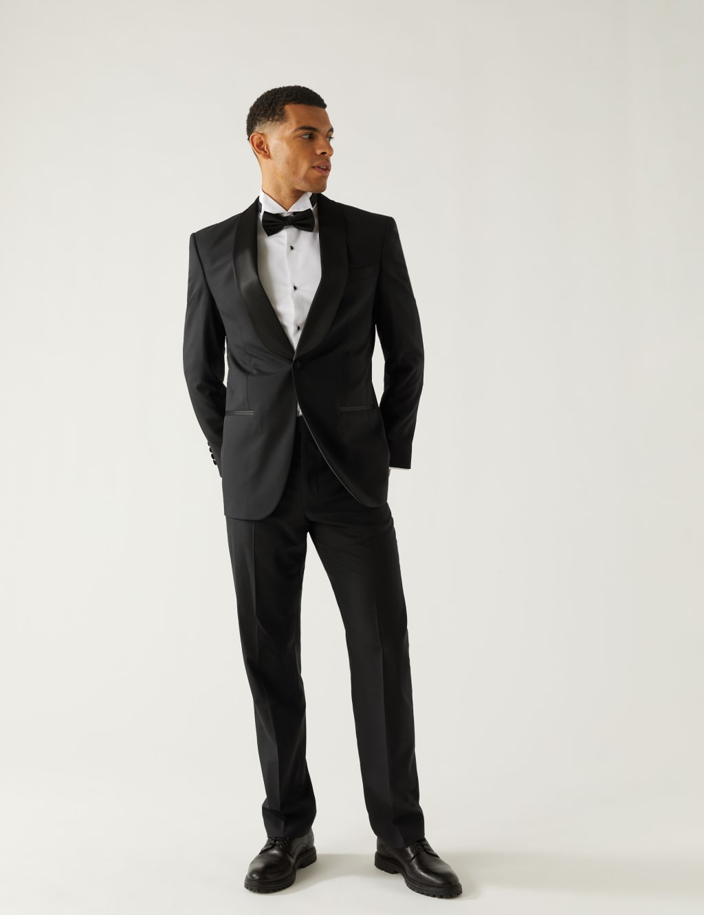 Regular Fit Pure Wool Suit Trousers image 6