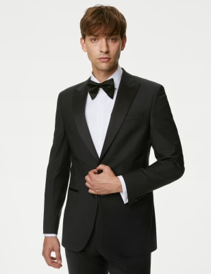 Mens Tuxedo Suits 3 Pieces, Blazers Trousers And Waistcoats