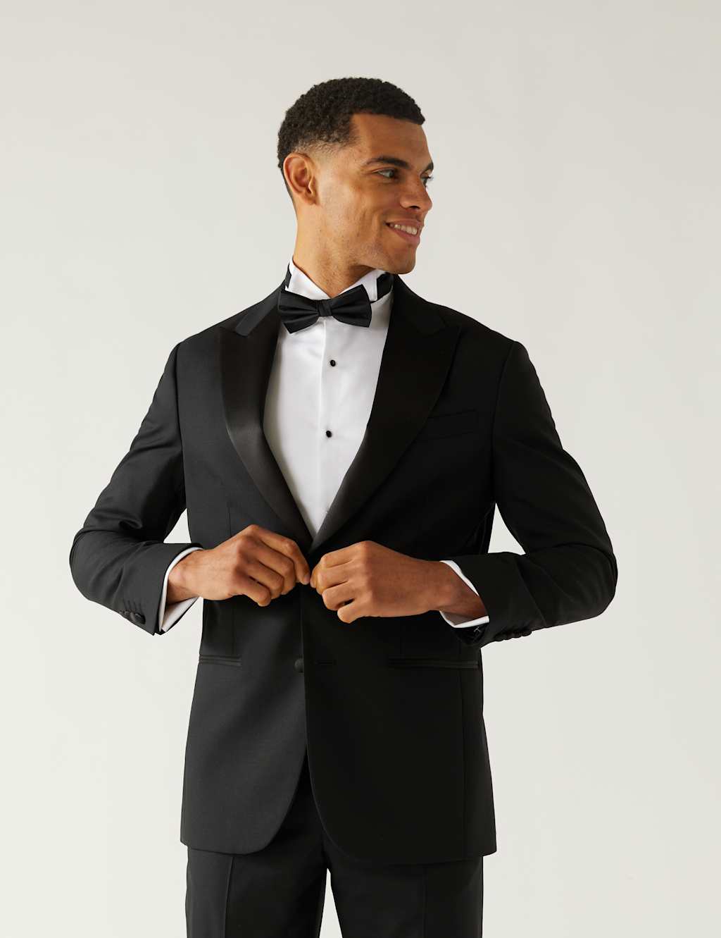 Regular Fit Pure Wool Tuxedo Jacket image 2