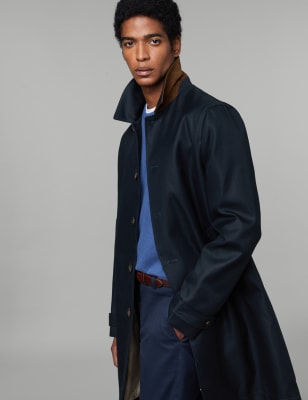 M&s mens trench on sale coat