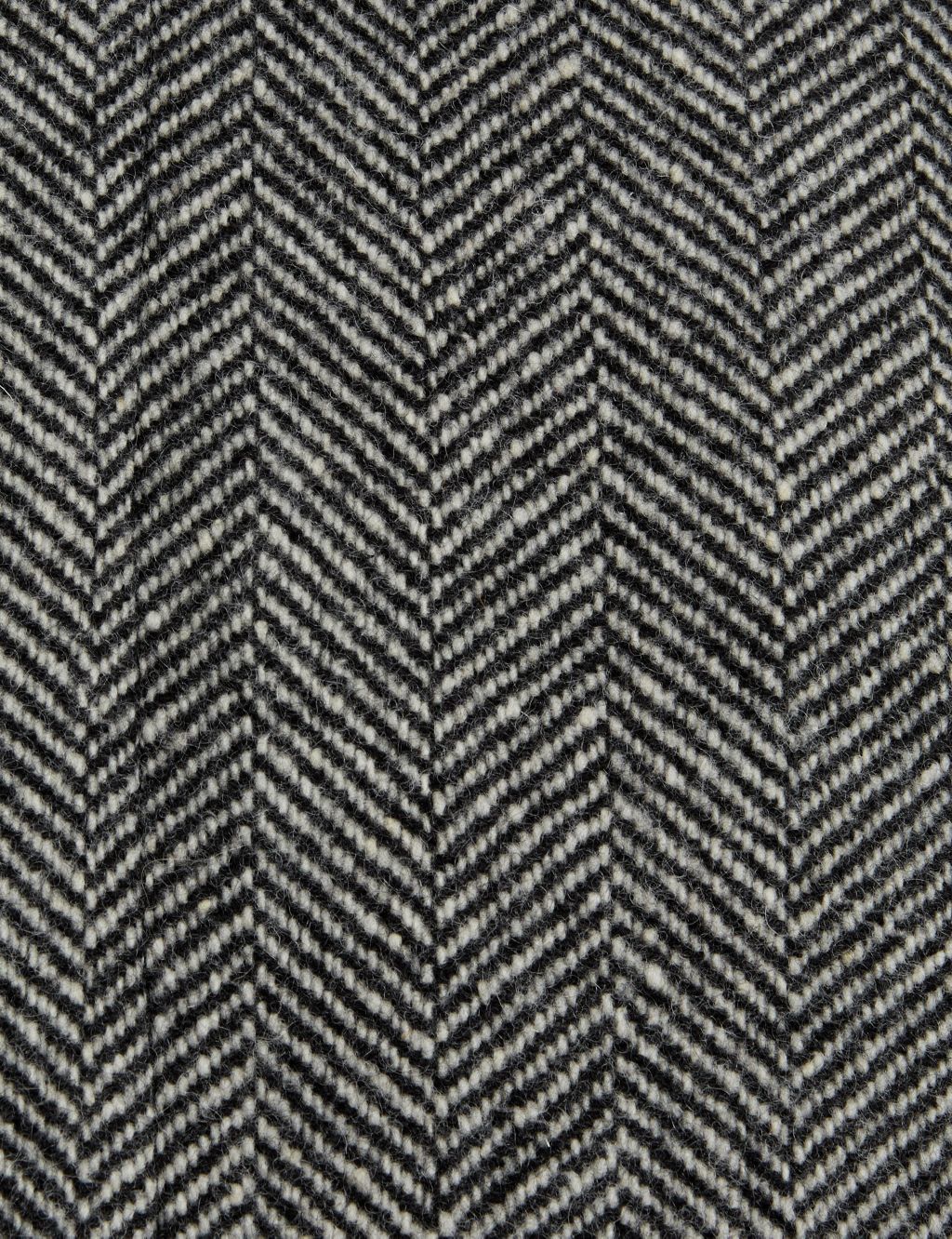 Italian Pure Wool Herringbone Overcoat image 8