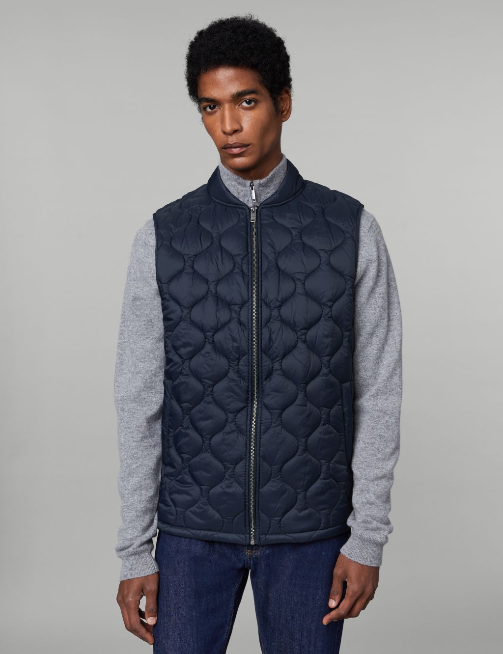Recycled Quilted Padded Gilet image 3