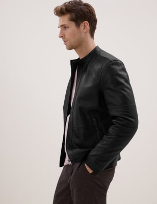 Marks and store spencer leather jacket