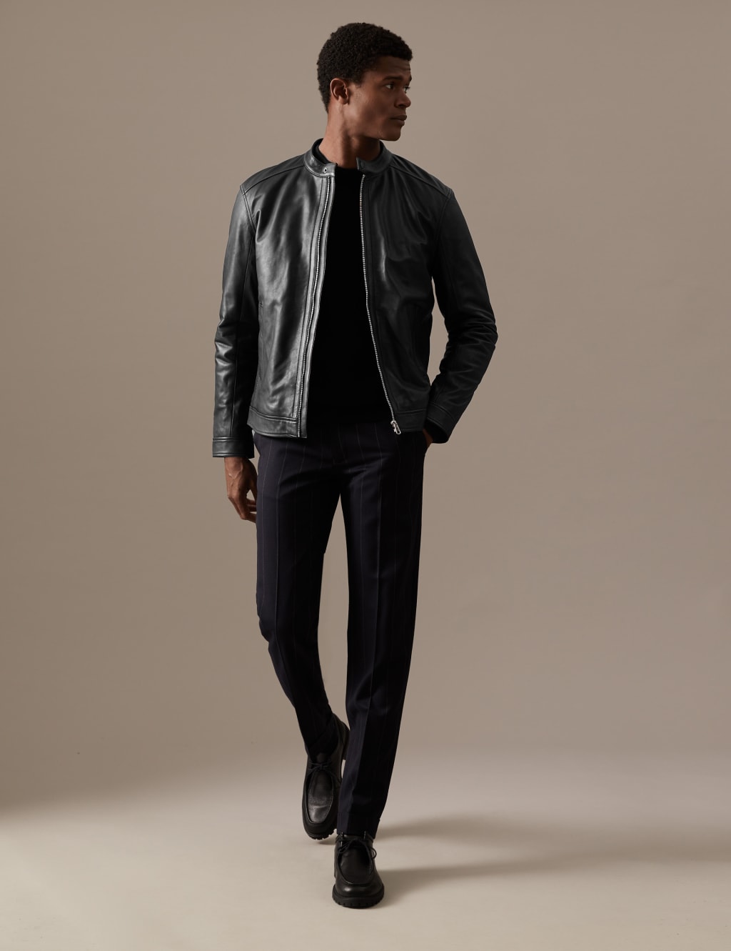 Leather Biker Jacket image 2