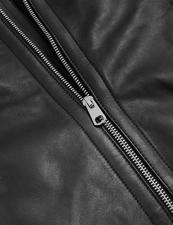 Leather Biker Jacket - HK