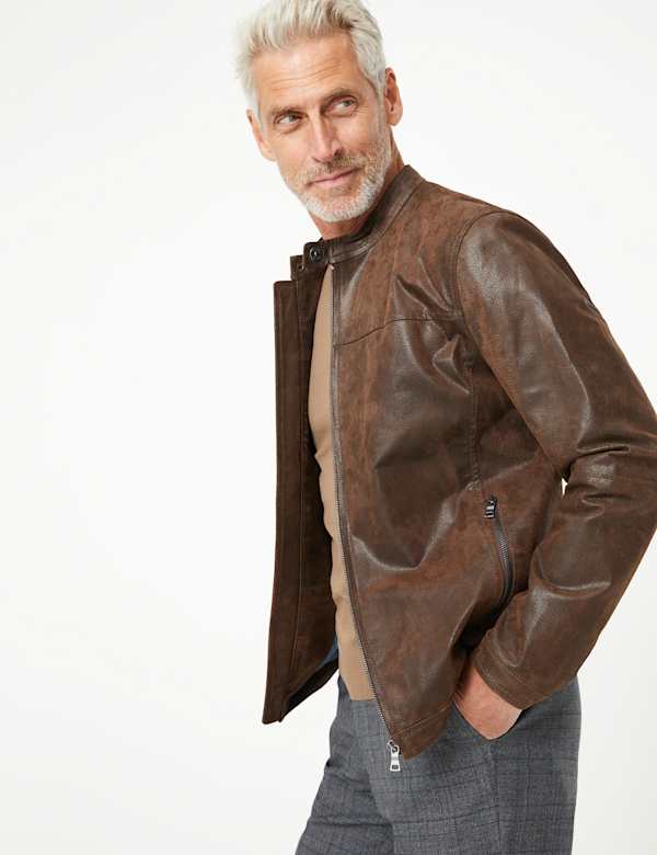 Men S Leather Coats Jackets M S
