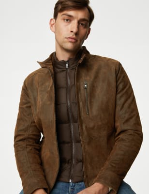 Mens tan outlet leather jackets sale