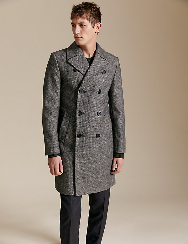 Heselden Wool Rich Double Breasted Coat - GH