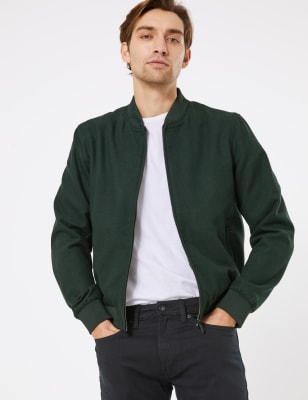 Marks and spencer shop mens bomber jacket