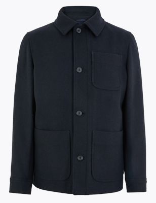 Wool Utility Jacket | M&S Collection | M&S