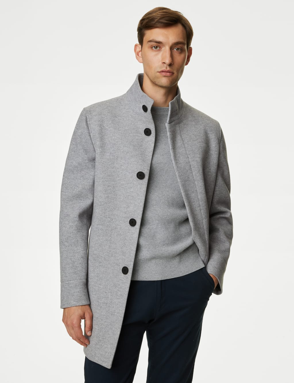Marks and hotsell spencer grey jacket