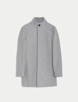 Laura ashley moleskin funnel neck coat sale