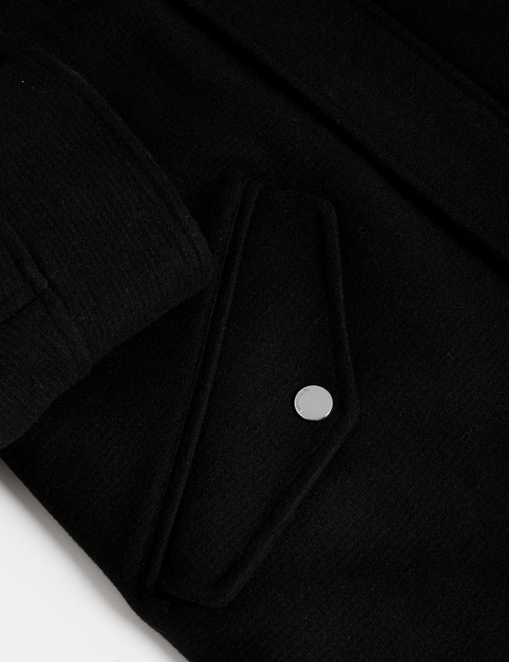 Wool Blend Hooded Padded Parka Jacket image 7