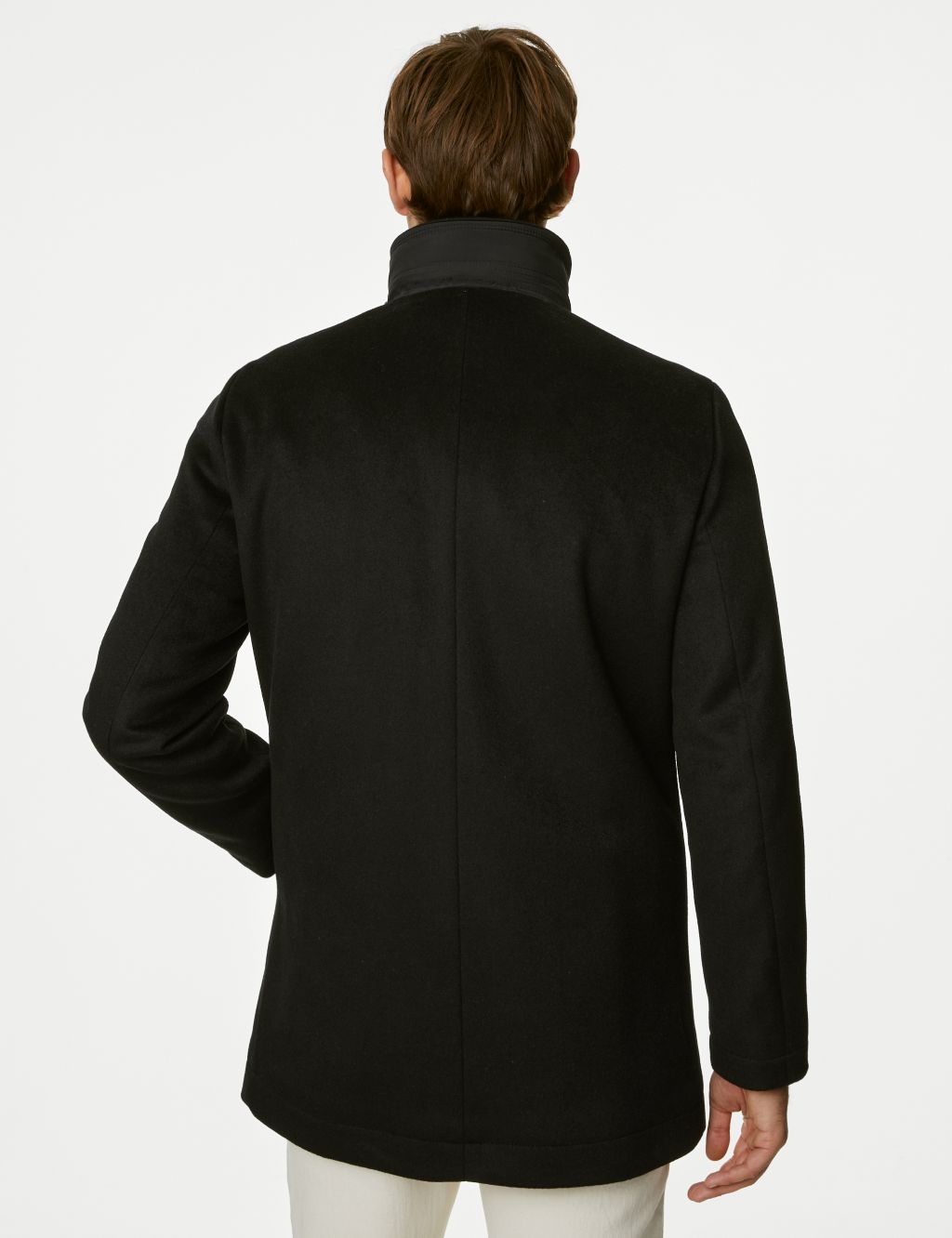 Wool Blend Double Collar Jacket image 6