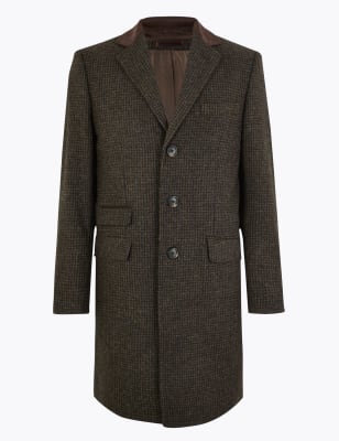 marks and spencer wool coat
