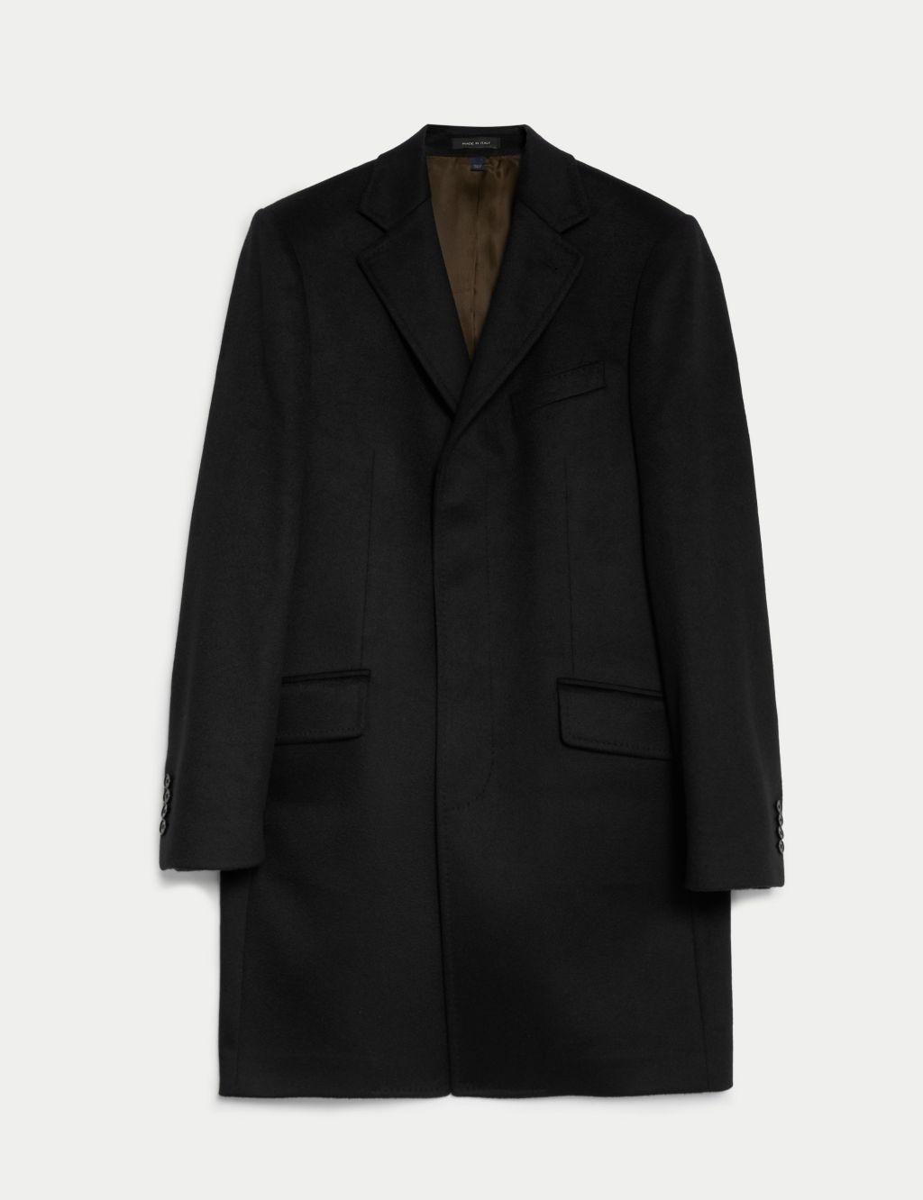 Pure Cashmere Revere Overcoat image 2