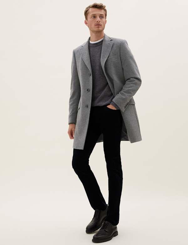 Cashmere Longline Overcoat
