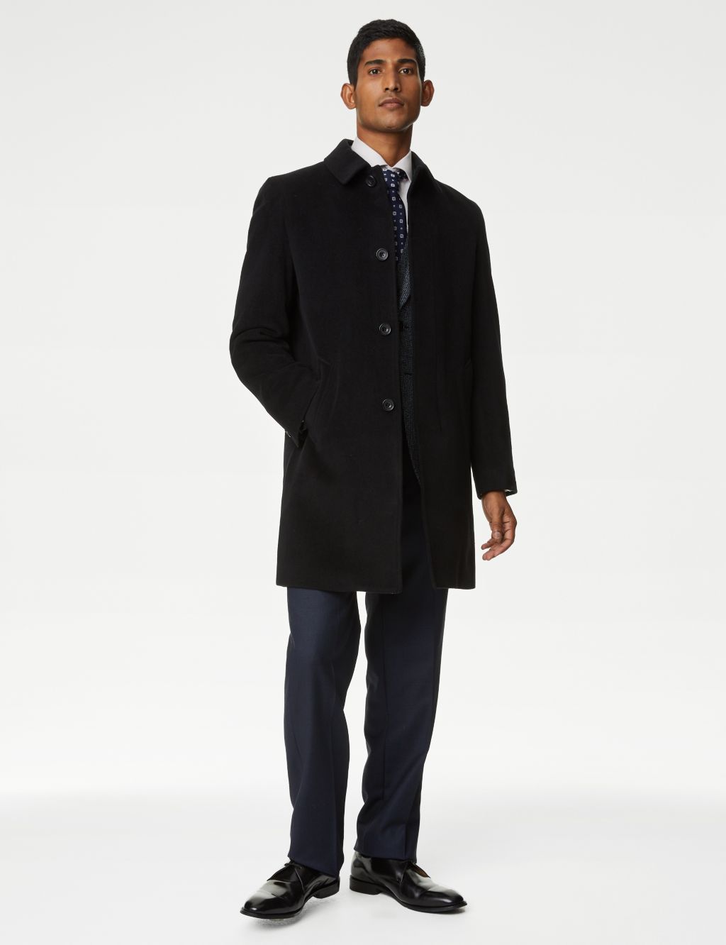 Wool Rich Overcoat with Cashmere image 1