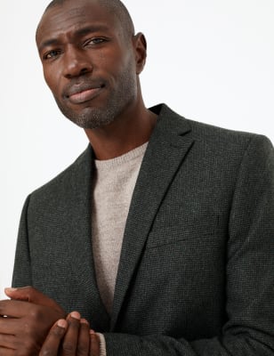 Veste coupe ajust&eacute;e &agrave; motif textur&eacute;