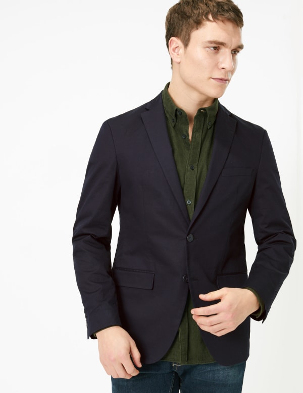 Slim Fit Cotton Jacket