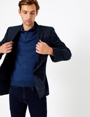 Kostkovan&eacute; sako, norm&aacute;ln&iacute; střih