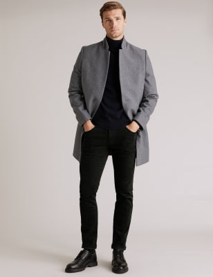 Marks and spencer sales overcoat