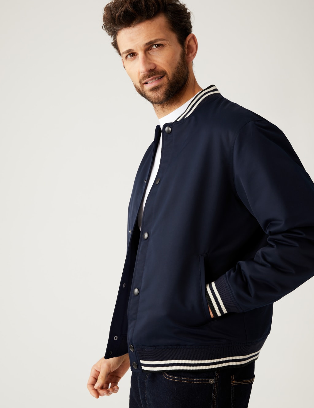 Varsity Bomber Jacket with Stormwear™ image 3