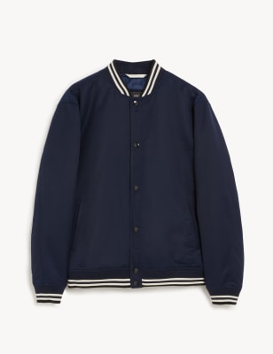 Navy blue hotsell baseball jacket