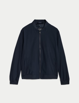 Plain Band Collar Jacket