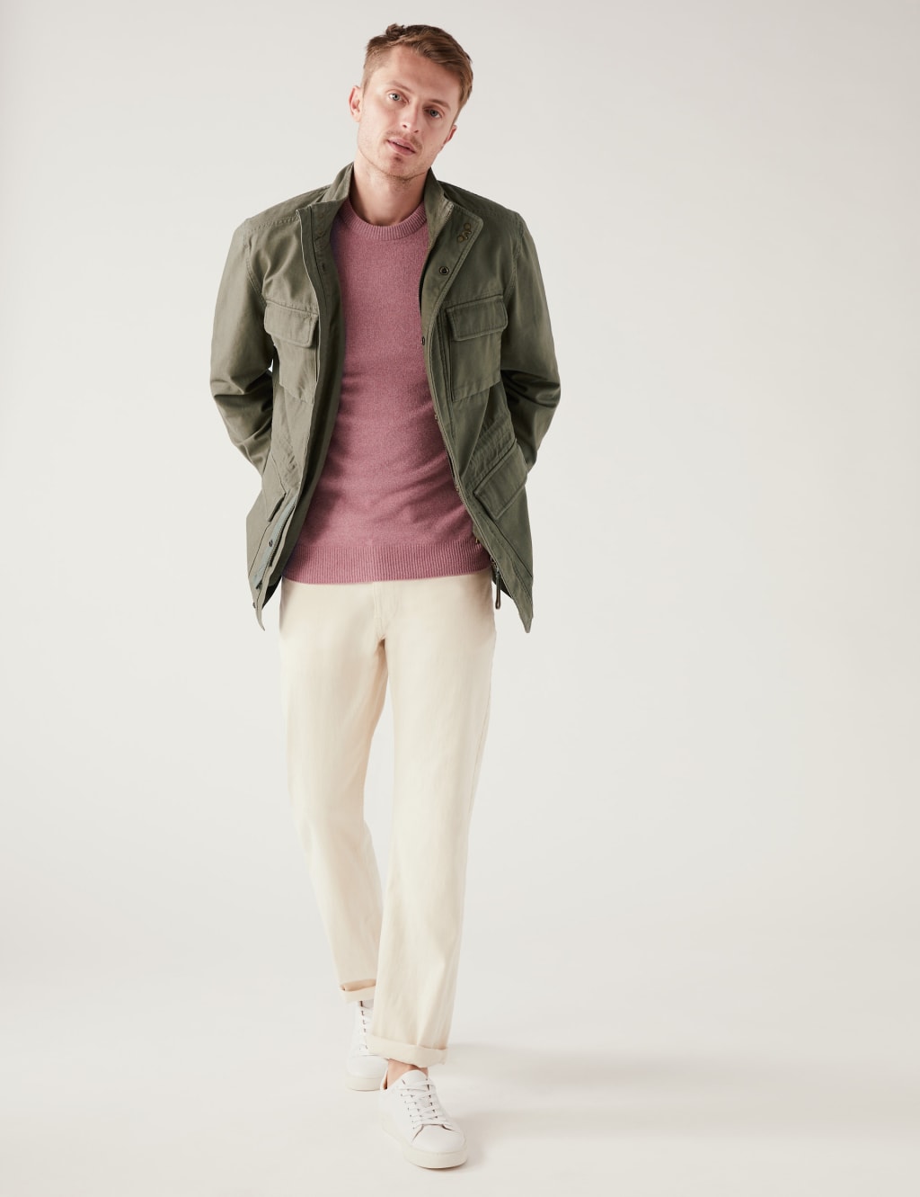 Pure Cotton Utility Jacket image 3