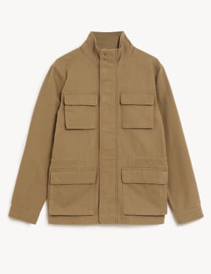Pure Cotton Utility Jacket